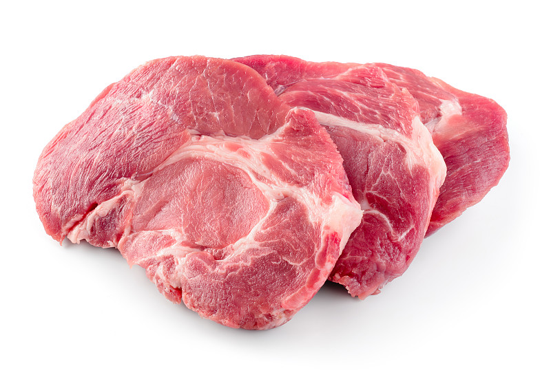 清新,肉,白色背景,生食,分离着色,羊肉,动物骨,牛排,横截面,部分