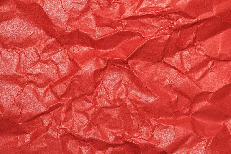 纸,皱纹,闪亮的,红色,包装纸,弄皱的,撕破的,礼物,留白,水平画幅