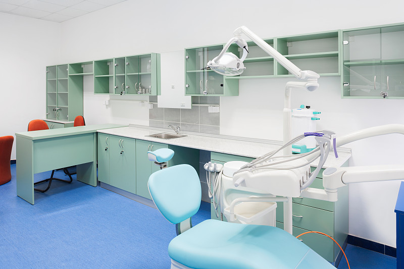 牙科诊疗室,牙钻,牙医椅,牙科诊所,诊疗室,办公室,水平画幅,工作场所,无人,椅子