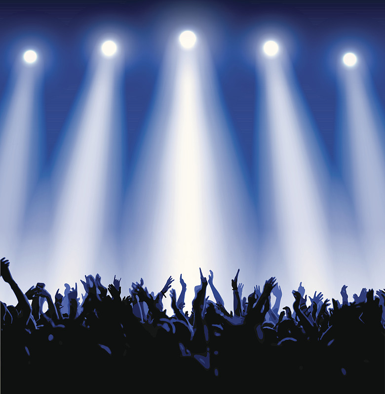 流行音乐会,参观者,舞台灯光,鼓掌欢迎,流行摇滚,摇滚乐,观众,舞台,群众,爱好者