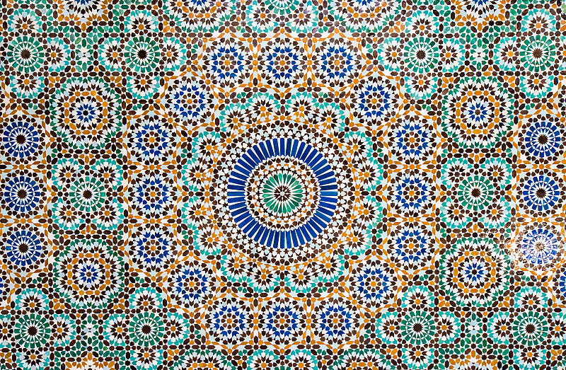 砖地,背景,镶嵌图案,阿拉伯风格,摩洛哥,阿拉伯,陶瓷制品,部落艺术,瓷砖,华丽的