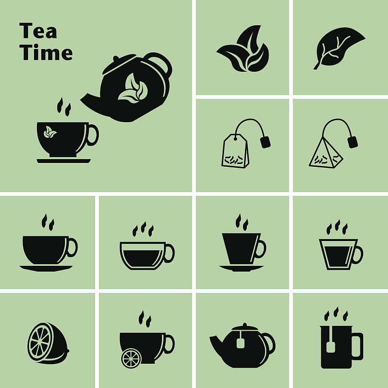 茶,茶杯,计算机图标,秒表,茶包,红茶,壶,绿茶,饮料,热