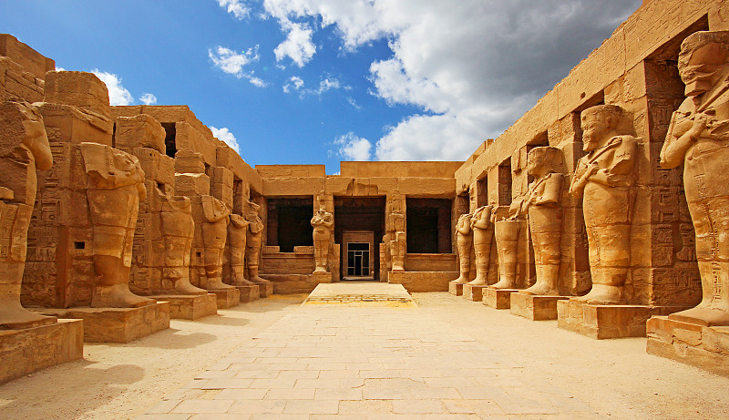卡尔纳克神殿,埃及,远古的,埃及卢克索,犹太教会堂,底比斯,纪念碑,水平画幅,无人,古老的