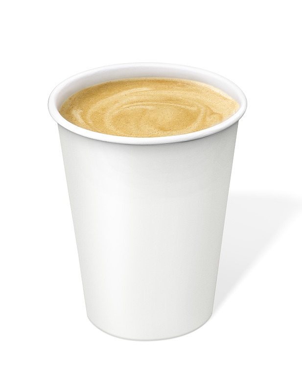 一次性杯子,咖啡,奶油,背景分离,一次性物品,纸咖啡杯,拿铁咖啡,外卖食品,卡布奇诺咖啡,咖啡杯