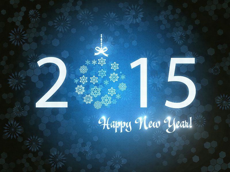 2015年,新年前夕,背景,羊毛帽,留白,未来,水平画幅,雪,绘画插图