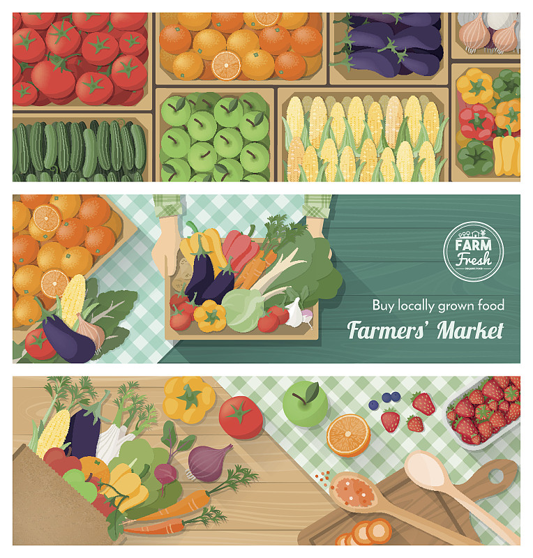 蔬菜,清新,农业市集,农产品市场,水果,食品杂货,超级市场,健康食物,市场,留白