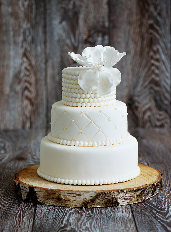 结婚蛋糕,糖衣,白色,有包装的,多层蛋糕,蛋糕,婚礼,生日蛋糕,蛋糕台,垂直画幅