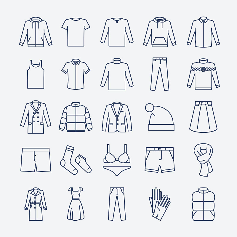 衣服,计算机图标,直的,外衣,外套,衬衫,茄克,裤子,t恤,毛衣