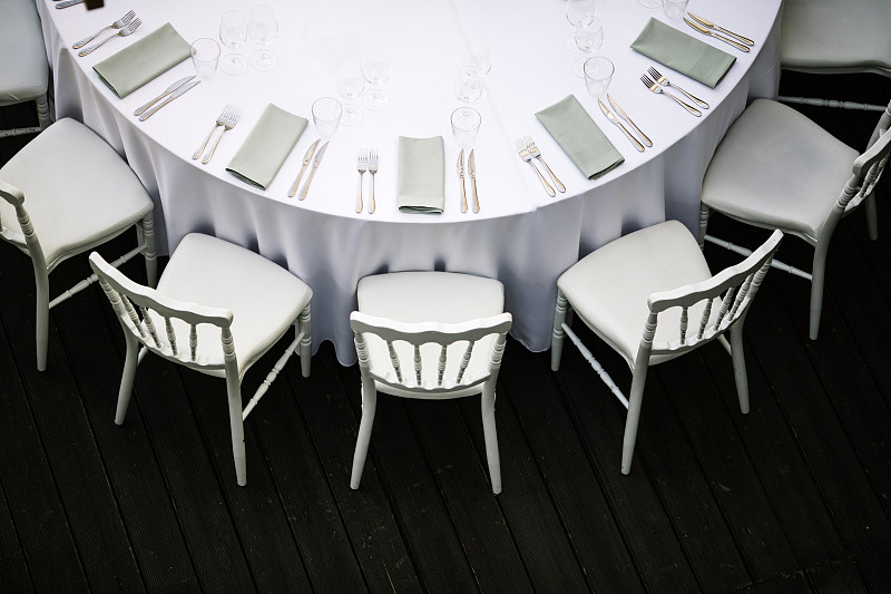 桌子,正餐宴会,餐位,宴会,婚礼,椅子,事件,水平画幅,高视角,纺织品