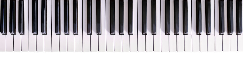 钢琴键,键盘乐器,钢琴,古典乐,音符,乐器,音乐,古典风格,白色背景,艺术
