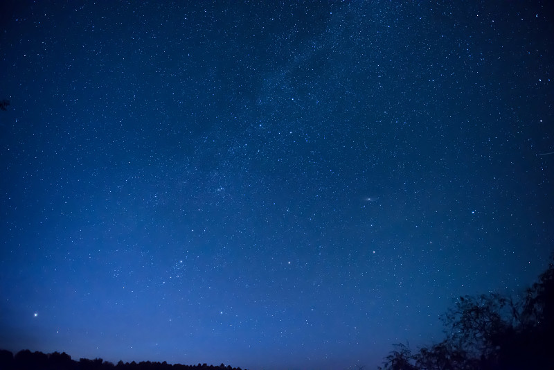 夜晚,天空,星星,自然美,蓝色,大群动物,月光,地平面,银河系,星云