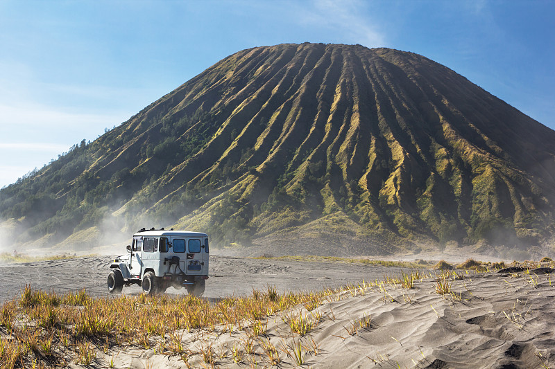 婆罗摩火山,旅行者,汽车,沙漠,塞梅鲁火山,bromo-tengger-semeru,national,park,东爪哇,汽车修理间,爪哇,四驱车