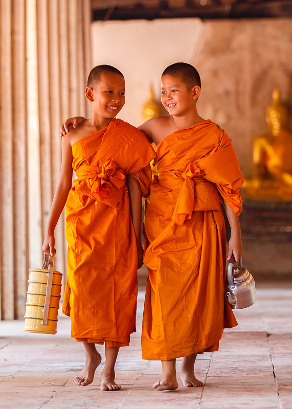 两个人,老年人,寺庙,垂直画幅,缅甸,柬埔寨,泰国,知识,青年人,越南