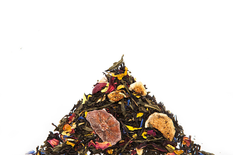 茶树,山,概念,花茶,茶叶,绿茶,金字塔形,干花,茶,抗氧化物