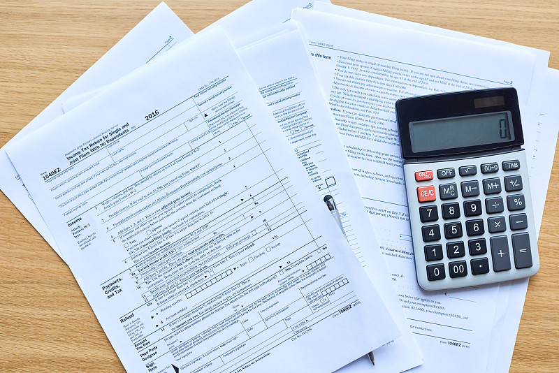 税表,计算器,帐单,税,文档,表格,文书工作,桌子,财务数据