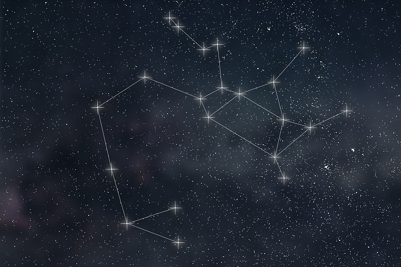 射手座,星座,条纹,标志,天空,星系,水平画幅,夜晚,无人,炼金术