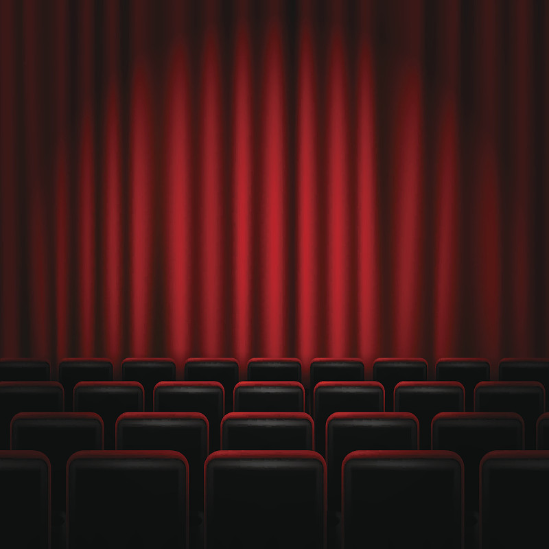 电影,首次公演,窗帘,红色,矢量,音乐剧,戏剧表演