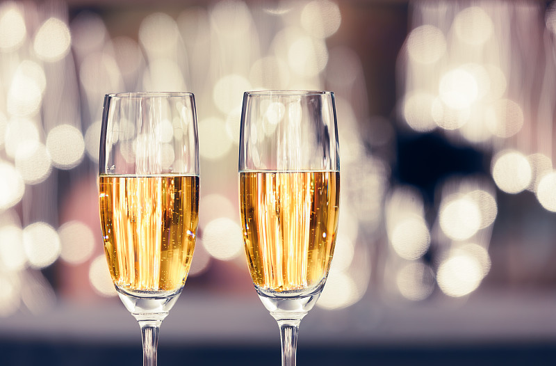 香槟,饮料,含酒精饮料,水晶玻璃器皿,周年纪念,事件,葡萄酒,12点整,玻璃杯,浪漫