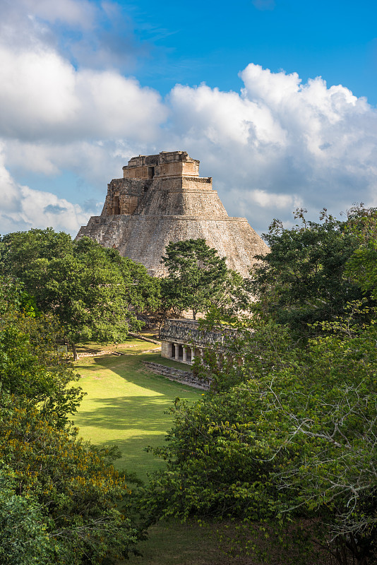 尤科麦尔,尤卡坦州,墨西哥,魔法金字塔,垂直画幅,纪念碑,古代文明,灵性,档案,传统