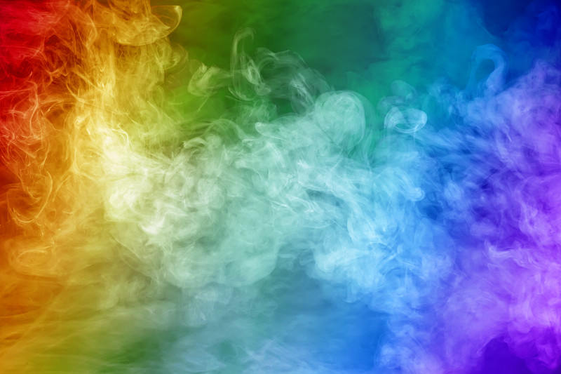 彩虹,烟,彩色图片,多色的,多色背景,漩涡形,星云,飘然,火焰,蒸汽
