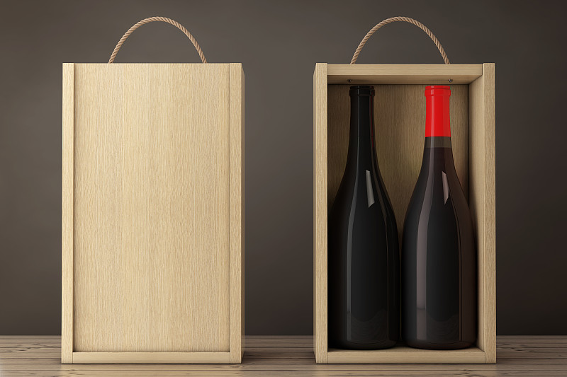 酒瓶,把手,空白的,木制,三维图形,刨花板,板条箱,葡萄酒,瓶子,木材