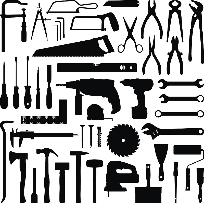 设备用品,钢丝钳,工具,扳手,螺丝,锯子,五金商店,螺丝刀,电锯,管道工