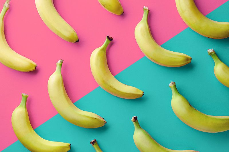 香蕉,多色的,式样,熟的,拉脱维亚,水果,彩色图片,自然界的状态,粉色,素食