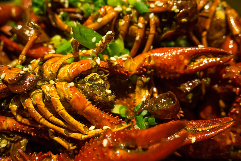 螯虾,中国,食品,辣椒,复杂,丰富,龙虾,饮食产业,卫生,大量物体