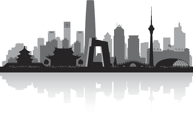 北京,滨水,商务,暗色,现代,著名景点,商业金融和工业,海岸线,湖,背景