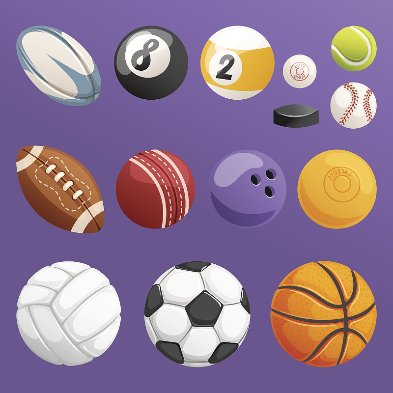球体,运动,矢量,分离着色,橄榄球,投球手,台球,排球运动,竞技场,球