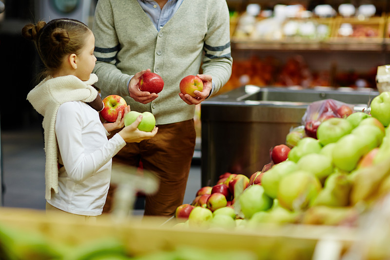 苹果,食品杂货,商店,熟的,家庭,农业市集,农产品市场,购物车,市场,超级市场