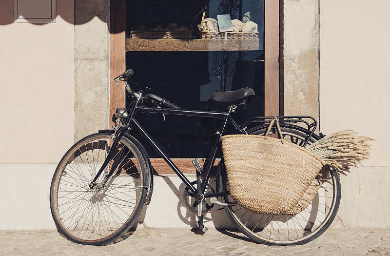 自行车,复古风格,法国,普罗旺斯,巴黎,面包店,露天咖啡馆,古城,咖啡馆,阿姆斯特丹