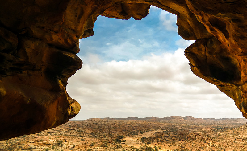 哈尔格萨,索马里,岩石,洞穴,交通工具内部,索马里兰,石洞壁画,非洲之角,史前时代,艺术