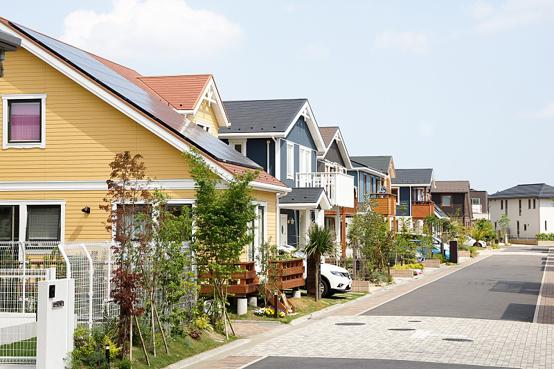 地区性住宅,洛恩,住房问题,新城市,居住区,独立式住宅,乔迁庆宴,日本,房屋,城镇景观