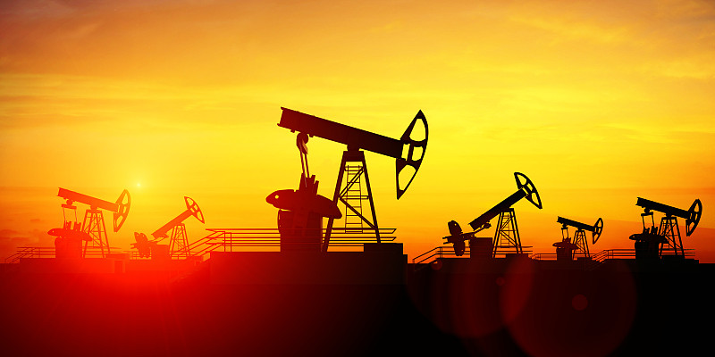 石油工业,油泵,概念,扑克牌j,背景,天空,加仑,汽油,石油,股市和交易所