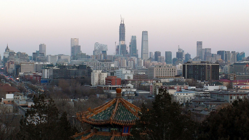 北海公园,故宫,北京,东亚,都市风光,旅游目的地,水平画幅,建筑,无人,建筑外部