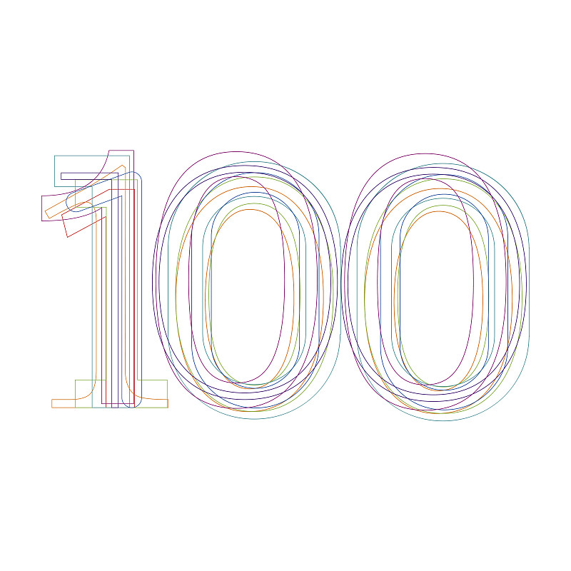 100号,轮廓,运动冠军,绘画插图,传统,符号,生日,现代,数字,矢量