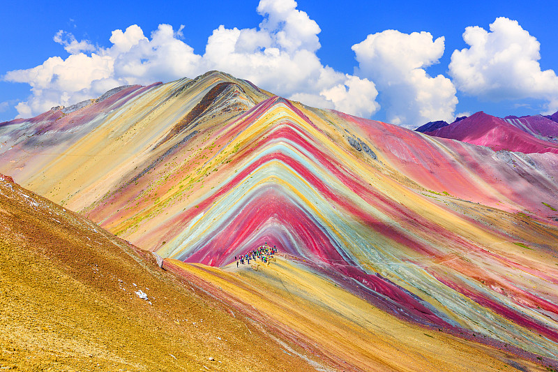 秘鲁,库斯科地区,弓山,彩虹,安地斯山脉,山,科罗拉多州,自然,天空,水平画幅