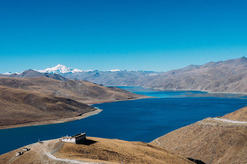 湖,宁静,羊卓雍措,yamdrok,yamtso,青藏高原,枸杞,自驾游,旅途,旅游目的地,水平画幅