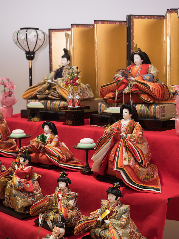 女儿节,传统庆典,垂直画幅,无人,传统,日本,摄影,行军