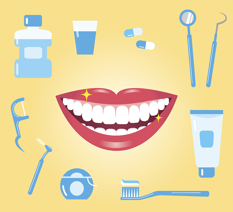 口腔卫生,牙线,牙膏管,牙膏,牙刷,牙医,健康保健,卫生,口腔,生活方式