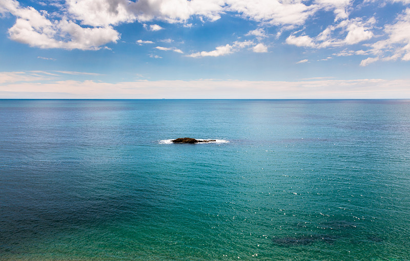 岛,海洋,岩石,蓝色,宁静,一个物体,地质学,水平线,悬崖,小的