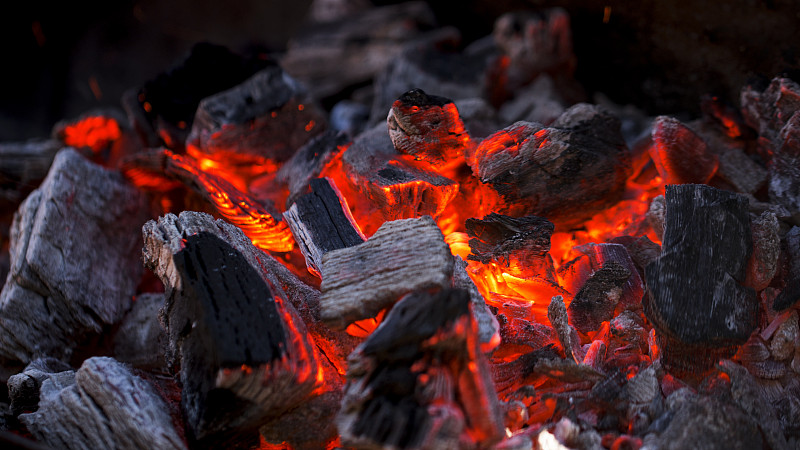 煤,火,煤球,火焰图案,碳烤,烤肉架,灰,格子烤肉,地狱火,柴火