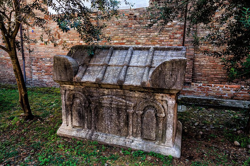 博洛尼亚,石棺,意大利,纪念碑,天空,古董,水平画幅,无人,古老的,户外