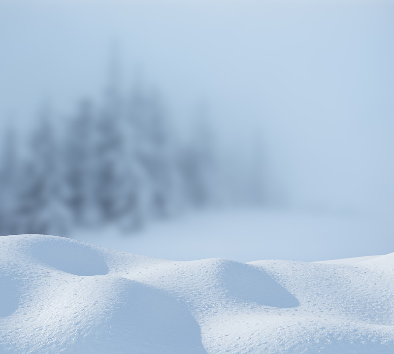 雪,冬天,雾,乌克兰,背景,厚的,留白,文字,新年前夕,卡帕锡安山脉