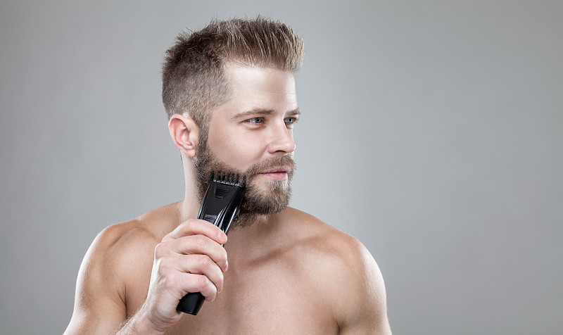 男人,络腮胡子,男性美,早晨,小胡子,化妆用品,电动剃刀,仅男人,仅成年人,理发师