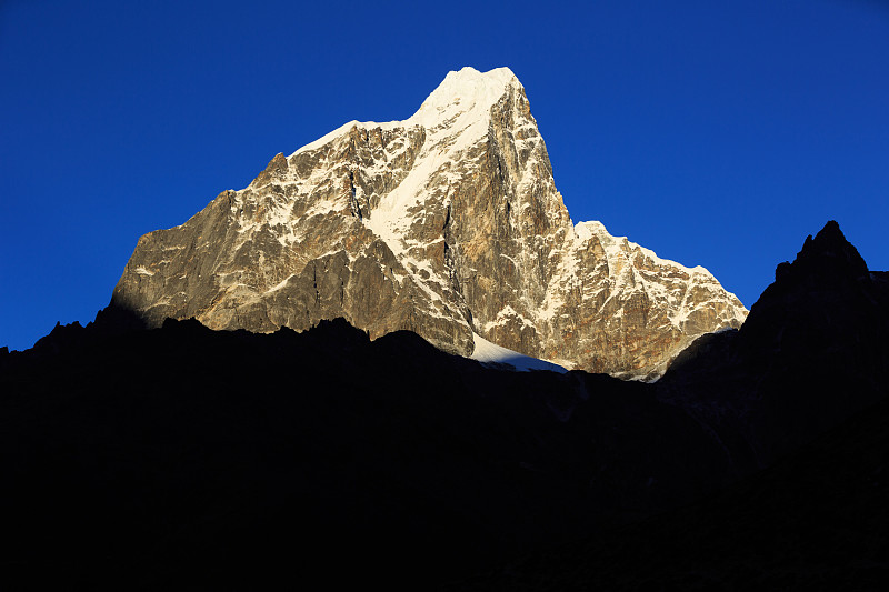 山,尼泊尔,地形,雪山,天空,留白,灵感,地名,水平画幅,云