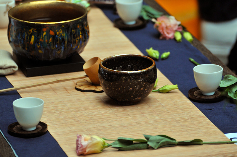 茶道,烧水壶,中国茶,冷饮,茶杯,茶壶,陶瓷制品,绿茶,拍摄场景,草药