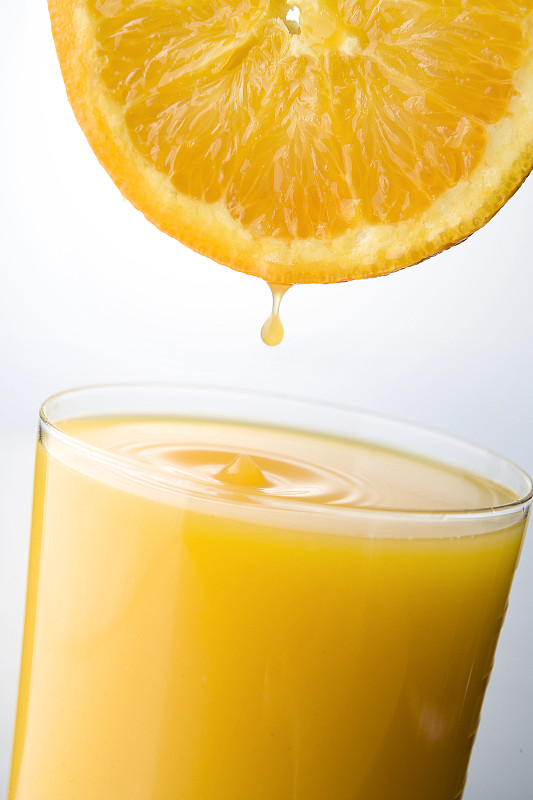橙汁,垂直画幅,无人,果汁,饮料,干净,白色,韩国,彩色图片