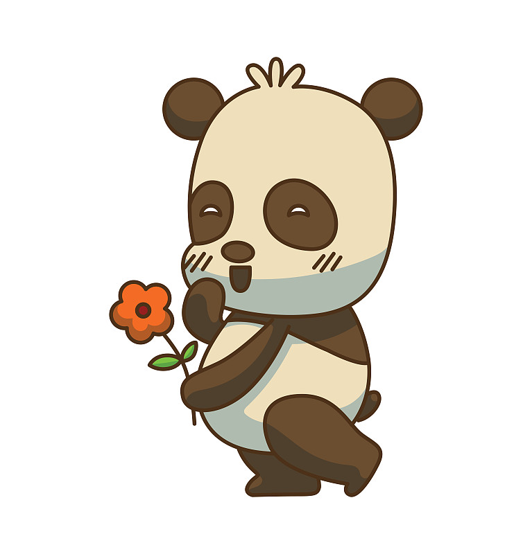 熊猫,可爱的,小的,彩色图片,吉祥物,困窘,动物园,幼小动物,熊,竹